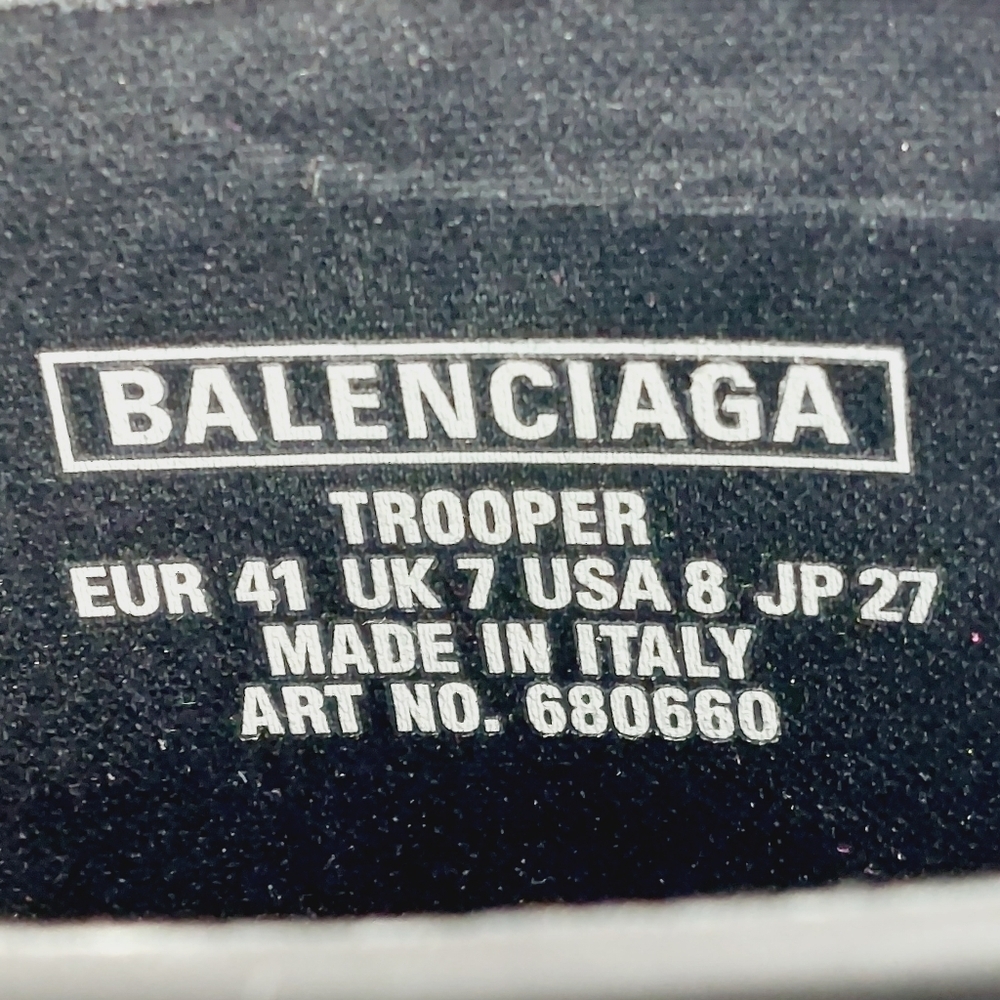 New Balenciaga Trooper Black Rubber Square Toe Rain Boots F741 - Picture 11 of 14